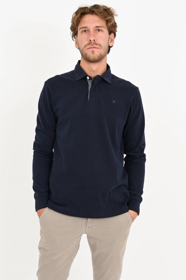 Hackett London Rugby Shirt in Navy