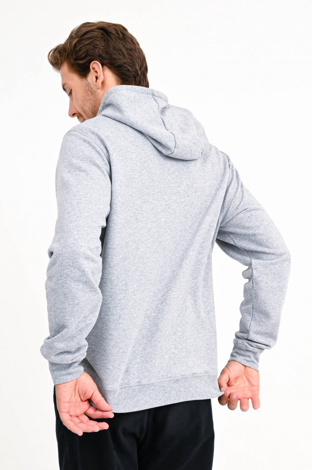 Hackett London Hoodie mit Logo-Print in Grau