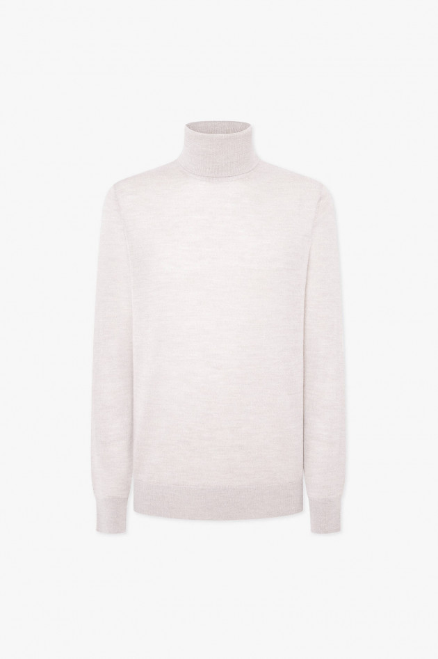 Hackett London Rollkragenpullover in Stone