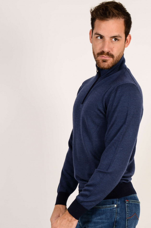 Hackett London Strickweste in Navy