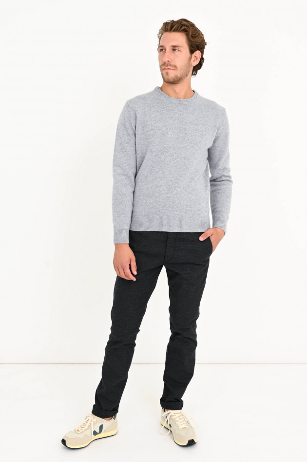 Hackett London Pullover aus Wolle in Hellgrau