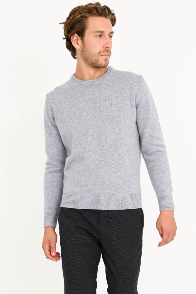 Hackett London Pullover aus Wolle in Hellgrau