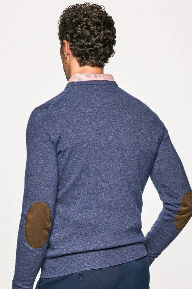 Hackett London Pullover mit Rundhals in Blau