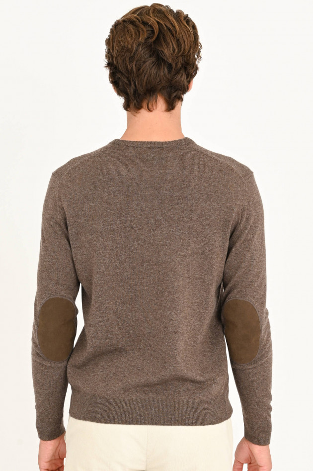 Hackett London Pullover mit Rundhals in Taupe