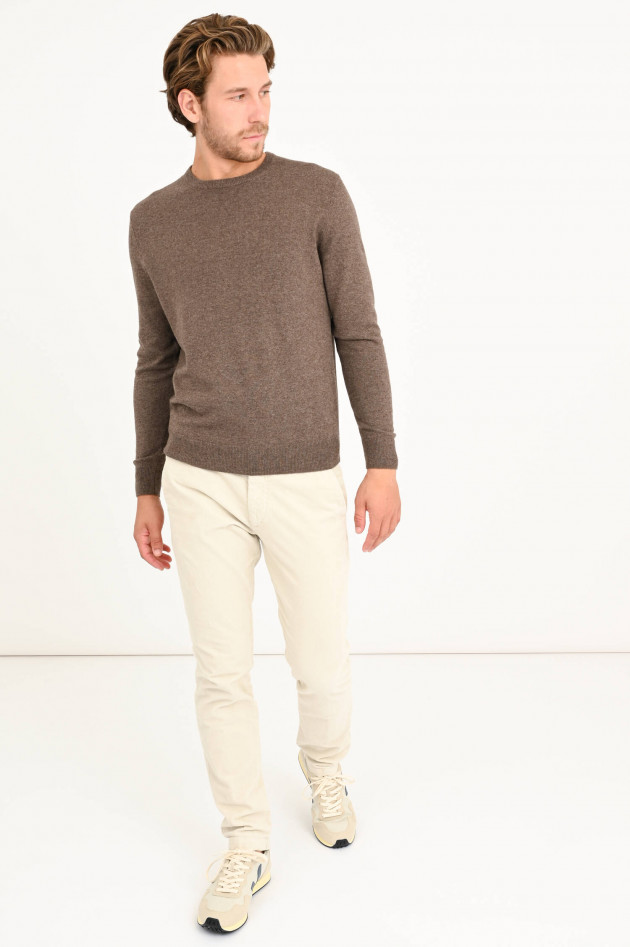 Hackett London Pullover mit Rundhals in Taupe