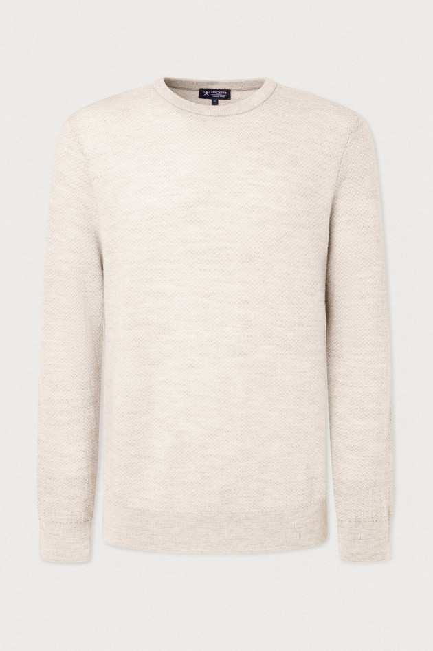 Hackett London Pullover aus Merinowolle in Beige