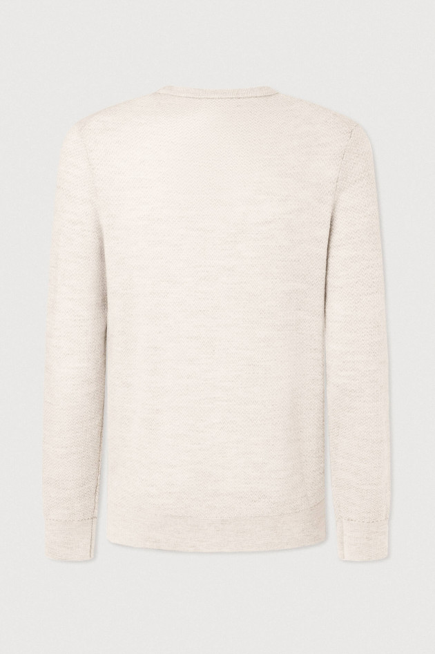 Hackett London Pullover aus Merinowolle in Beige