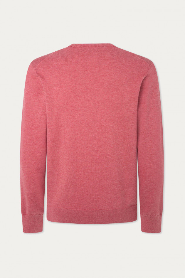 Hackett London Pullover aus Baumwolle und Kaschmir in Sandrot