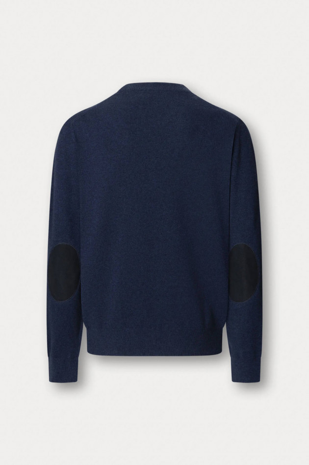 Hackett London Strickpullover aus Woll-Mix in Navy