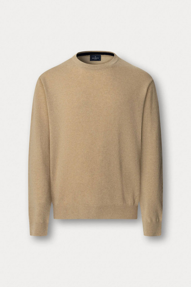 Hackett London Woll-Mix Pullover in Cashew