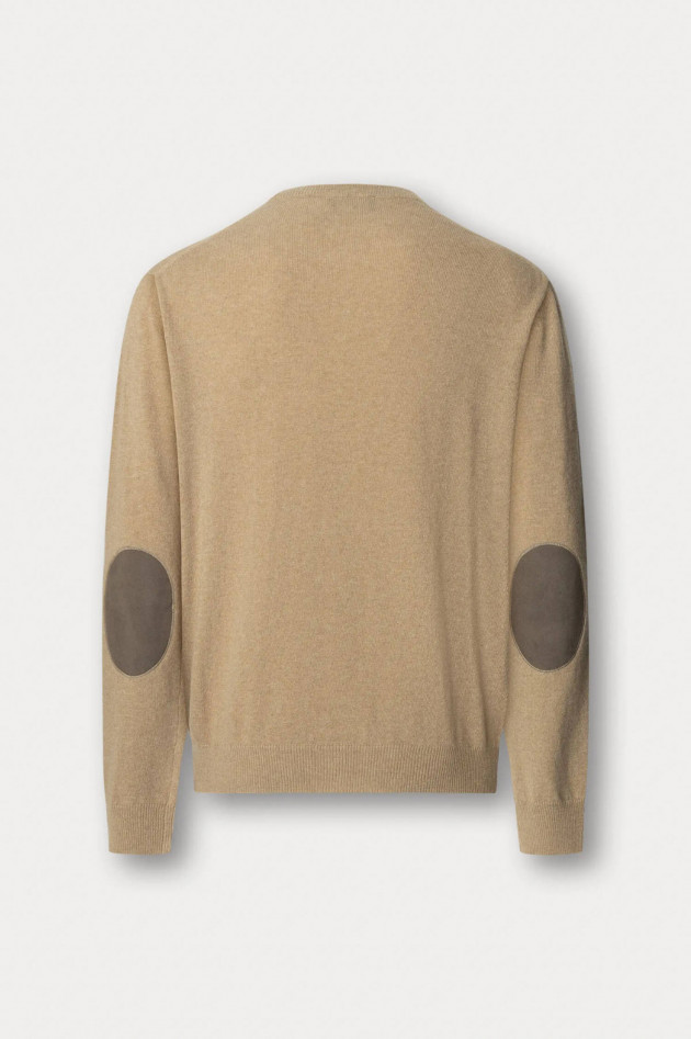 Hackett London Woll-Mix Pullover in Cashew