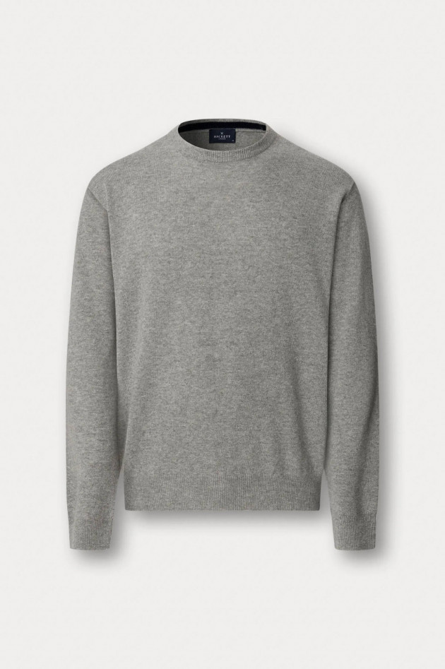 Hackett London Woll-Mix Strickpullover in Grau