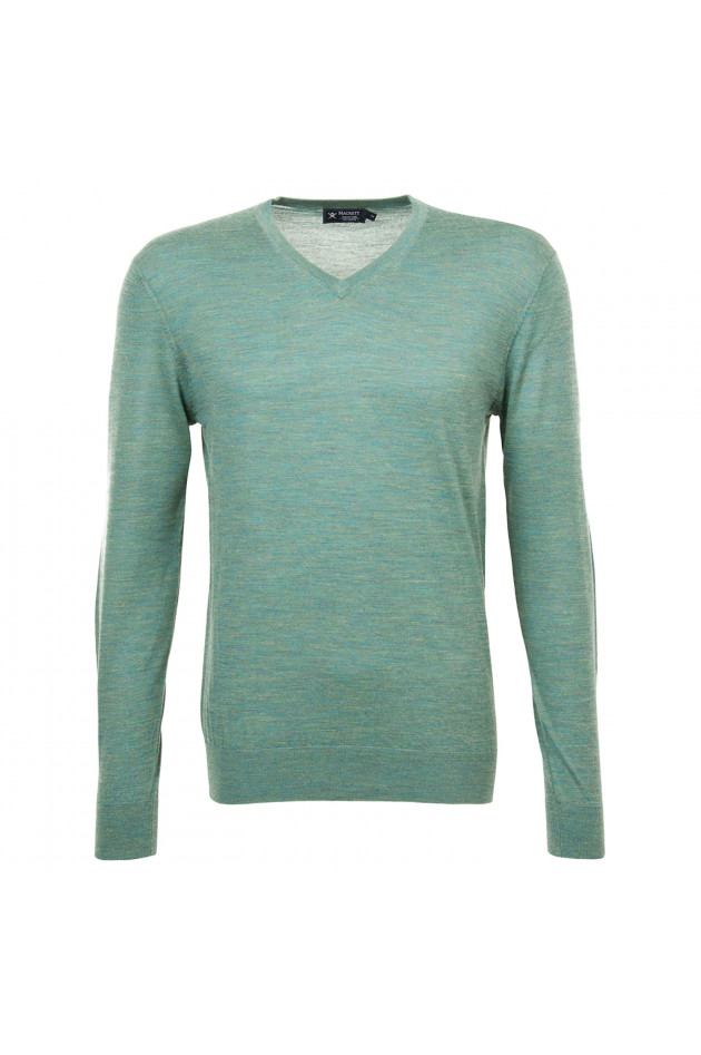 Hackett London Wollpullover in Grün
