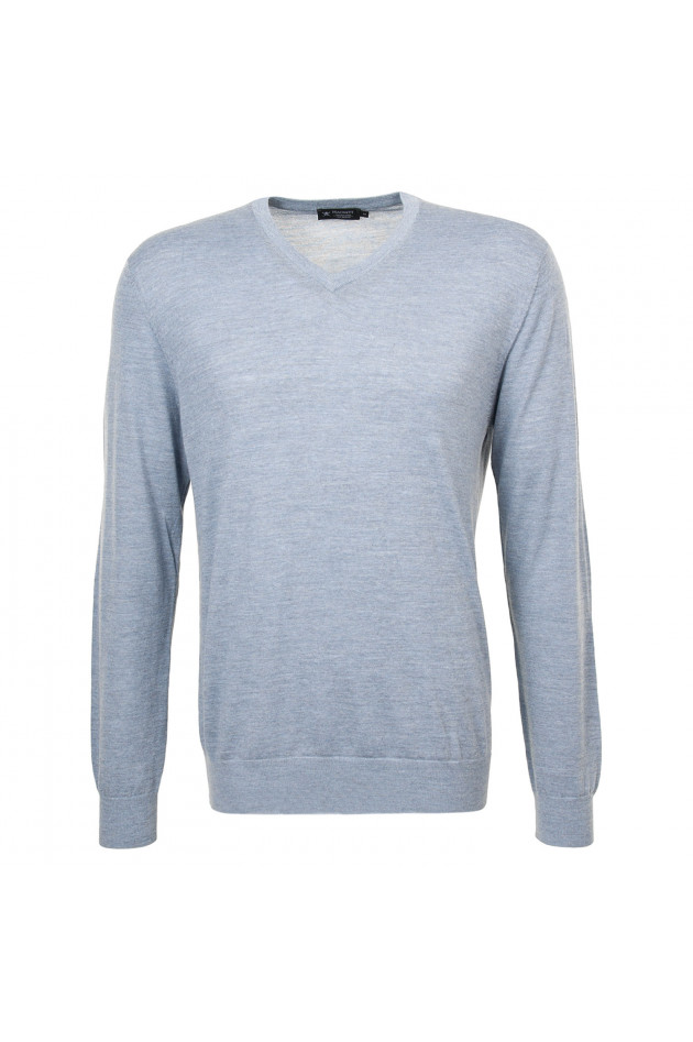 Hackett London Wollpullover in Blau