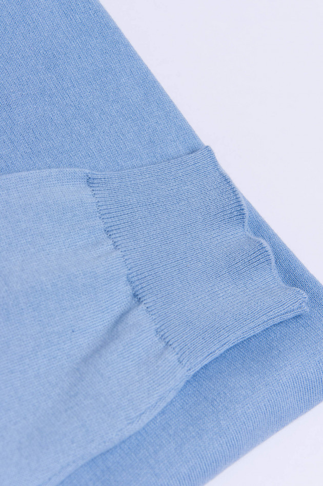 Hackett London Pullover mit V-Ausschnitt in Hellblau