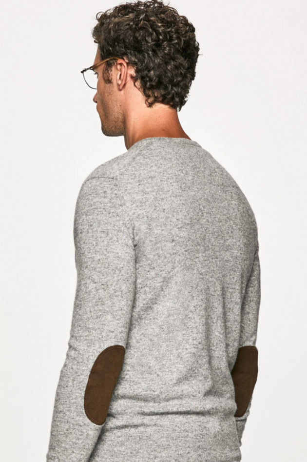 Hackett London Pullover mit V-Neck in Grau