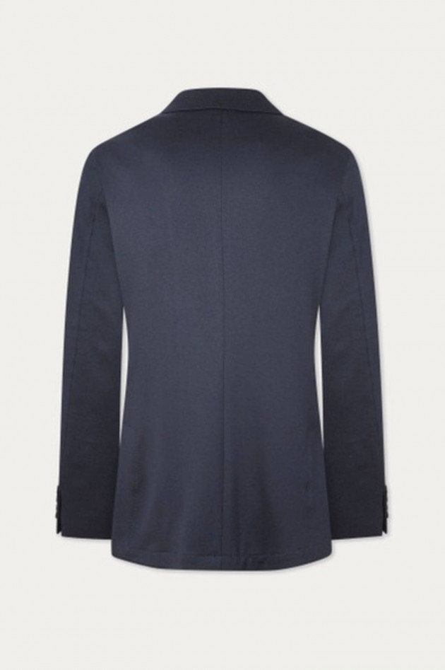 Hackett London Lockeres Viskose-Mix Sakko in Navy