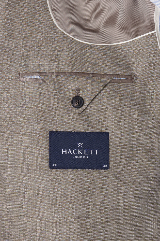 Hackett London Sakko aus Leinen in Taupe