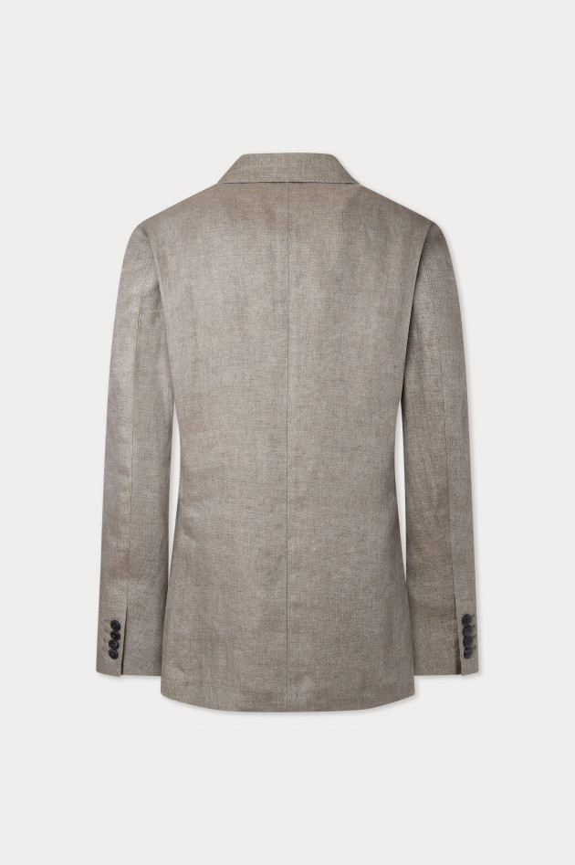 Hackett London Sakko aus Leinen in Taupe