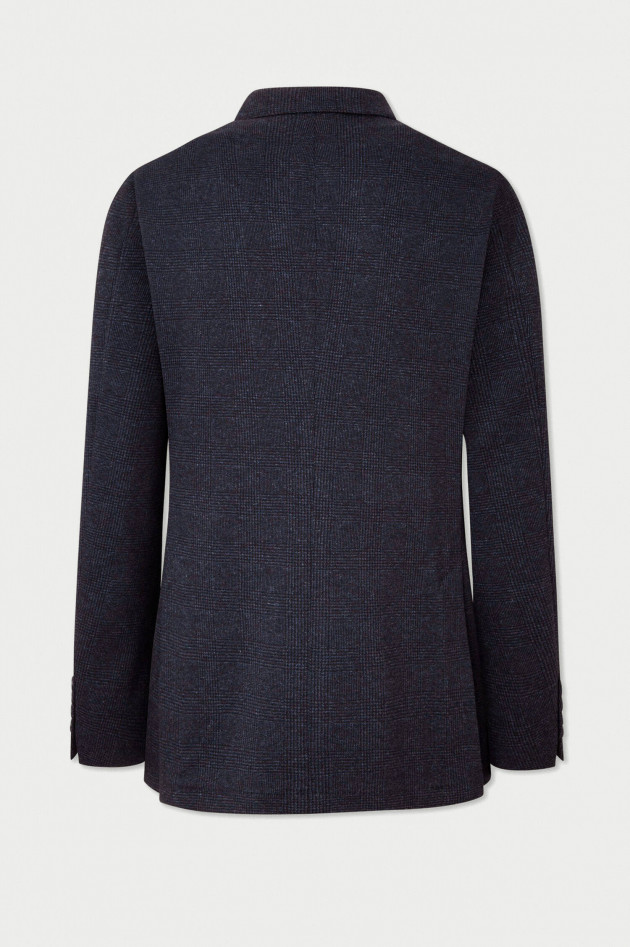 Hackett London Sakko mit Glencheck Muster in Navy