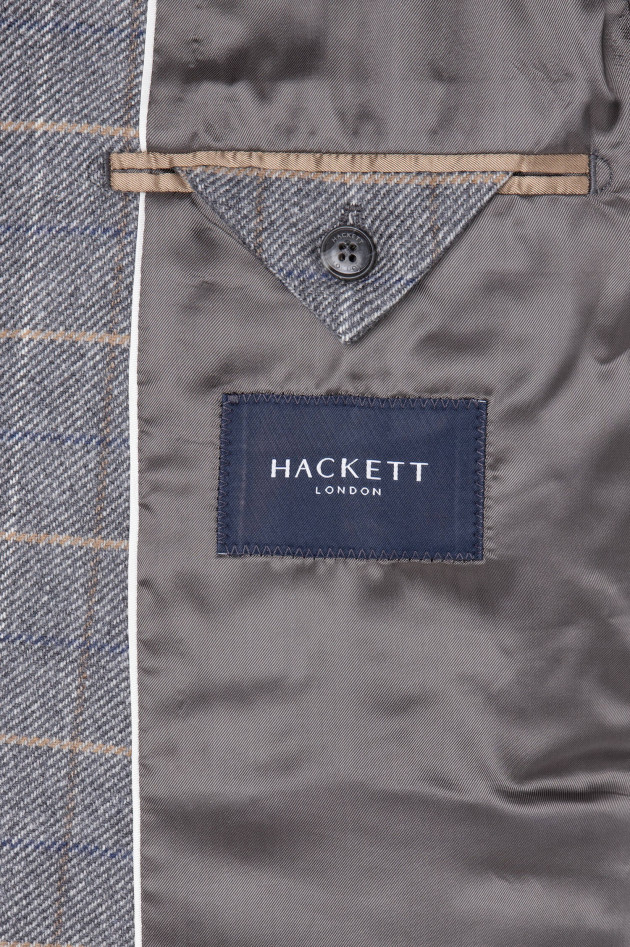 Hackett London Sakko mit Karomuster in Grau