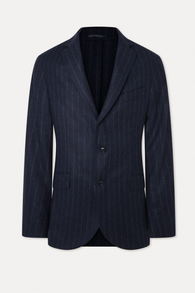 Hackett London Wollmix Sakko mit Nadelstreifen in Navy