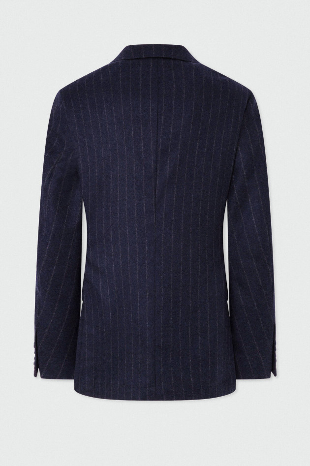 Hackett London Wollmix Sakko mit Nadelstreifen in Navy