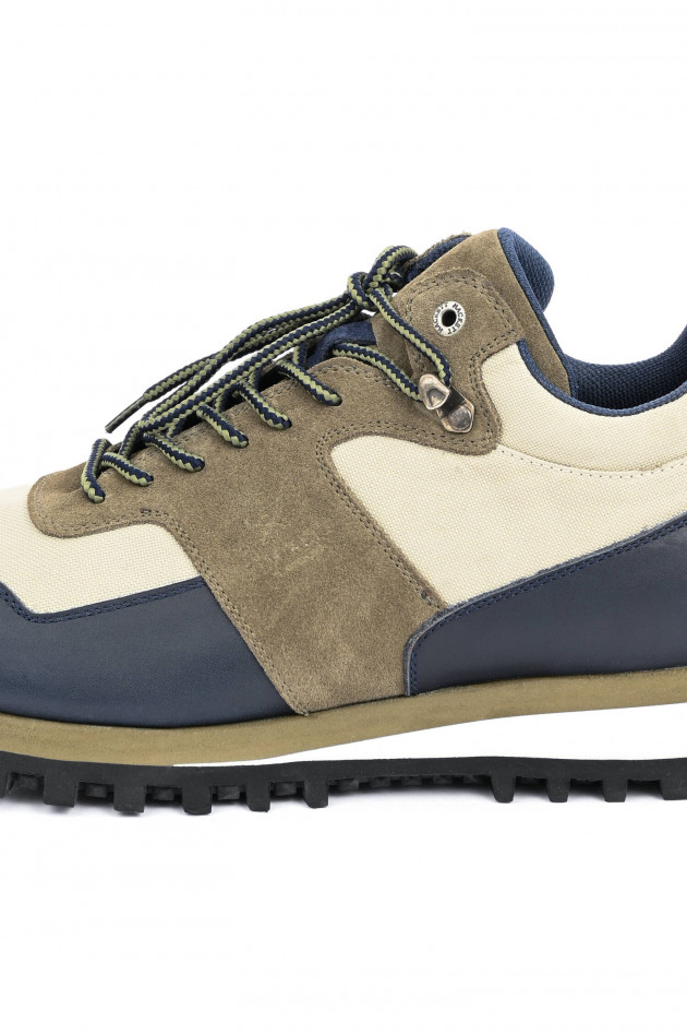 Hackett London Sneaker aus Material-Mix in Multicolor