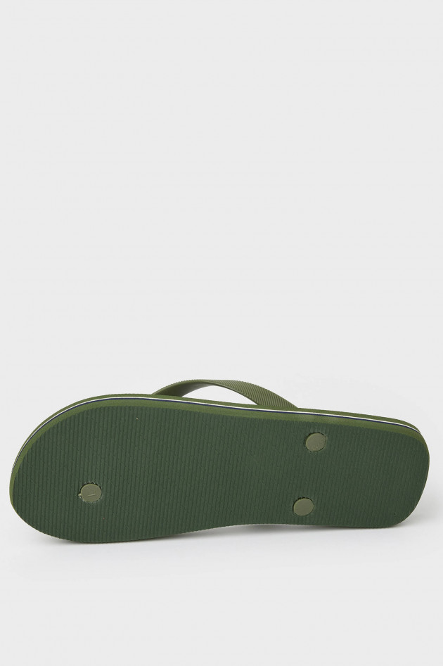 Hackett London Flip-Flops in Olivgrün