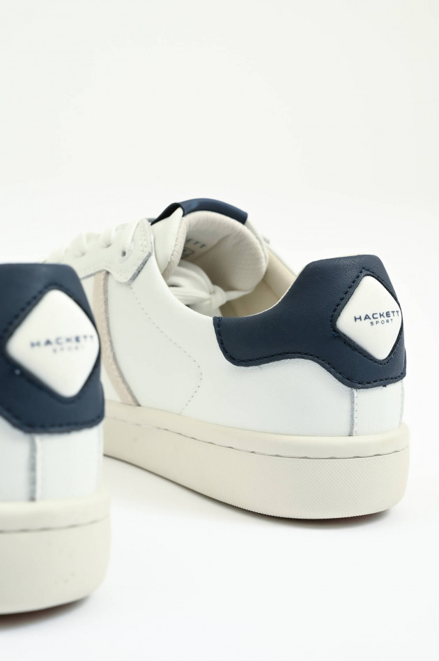 Hackett London Sneaker BOND MATCH in Weiß/Navy