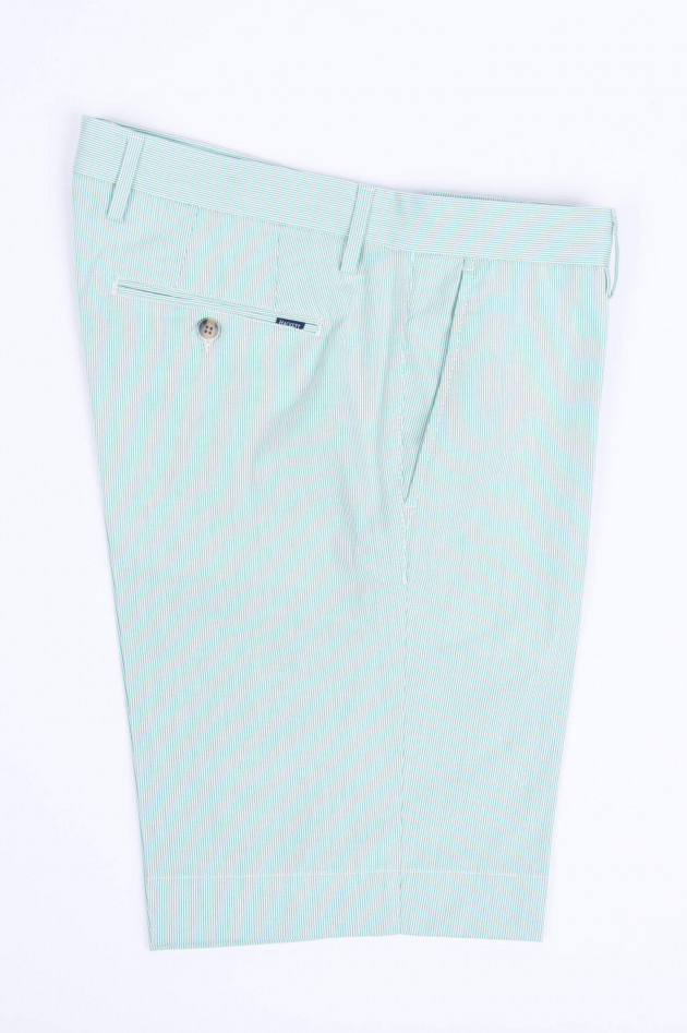 Hackett London Gestreifte Shorts in Mintgrün