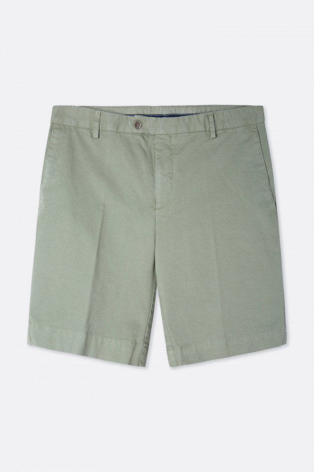 Hackett London Slim Fit Bermuda Shorts in Oliv