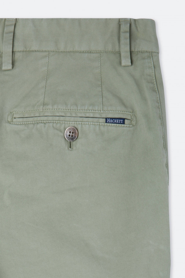 Hackett London Slim Fit Bermuda Shorts in Oliv