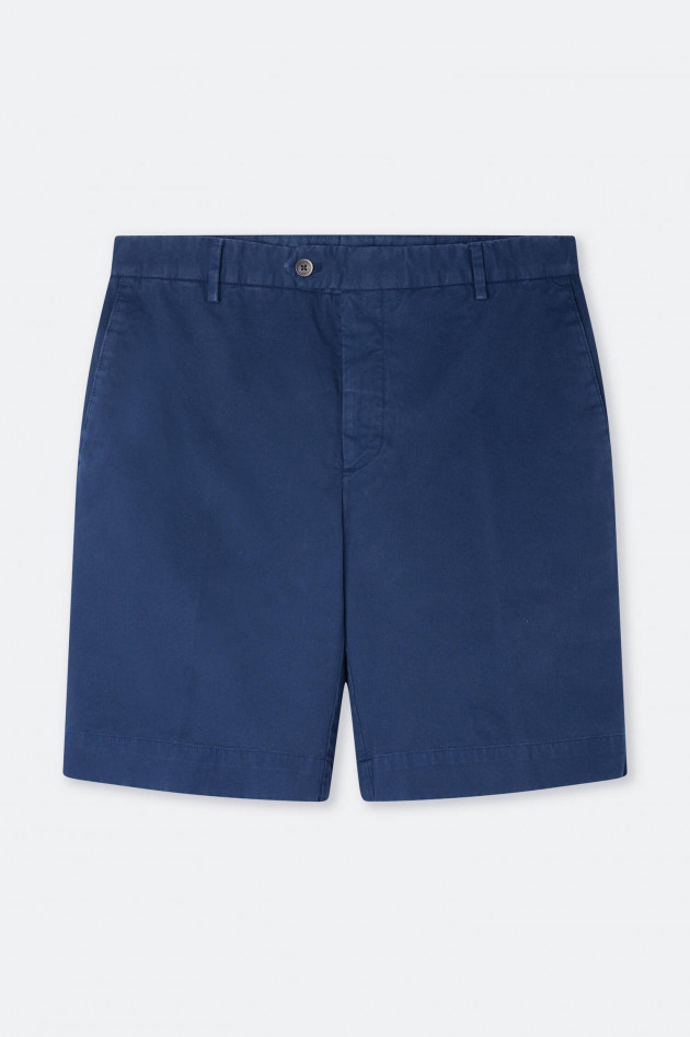 Hackett London Slim Fit Bermuda Shorts in Navy