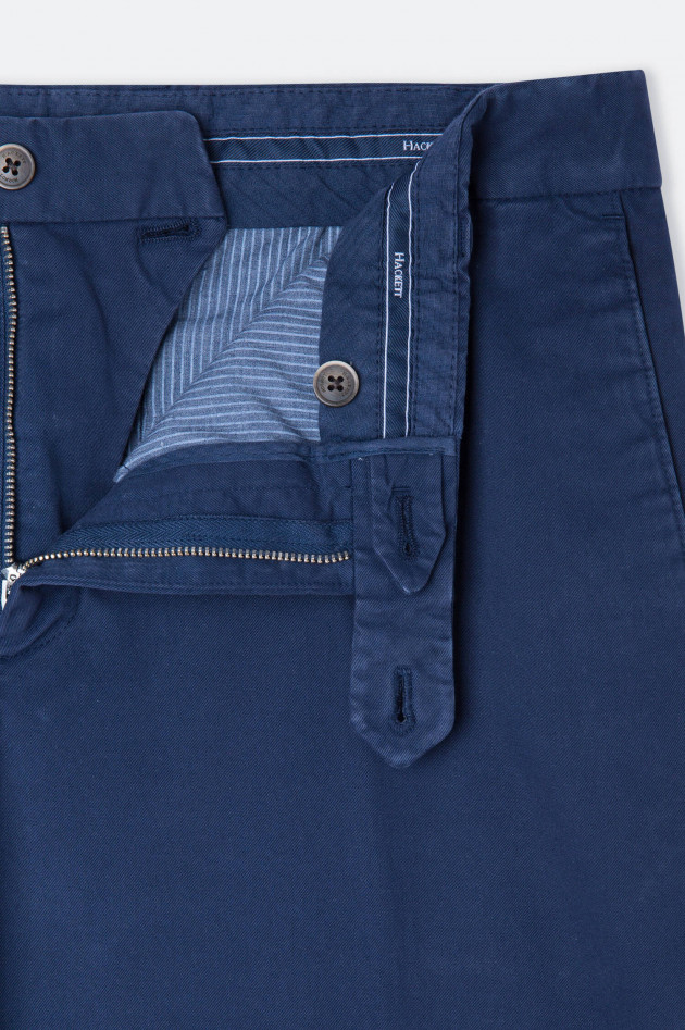Hackett London Slim Fit Bermuda Shorts in Navy