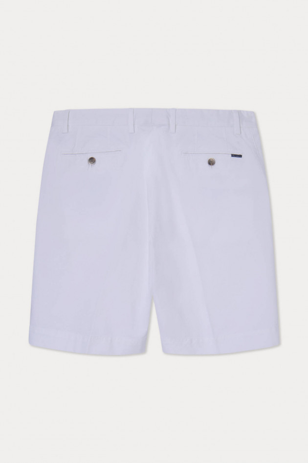 Hackett London Twill-Chino-Short in Weiß