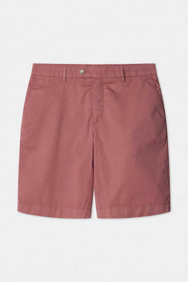 Hackett London Baumwoll-Bermuda in Cranberry