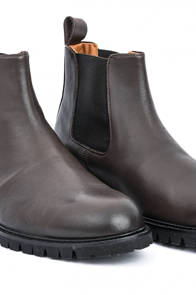 Hackett London Chelsea Boots in Chocolate