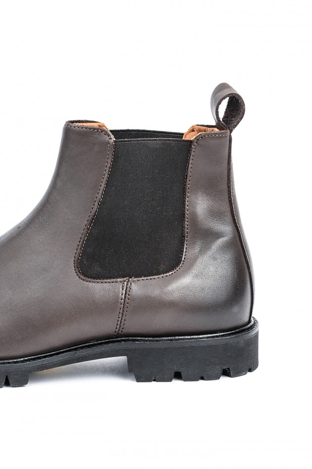 Hackett London Chelsea Boots in Chocolate