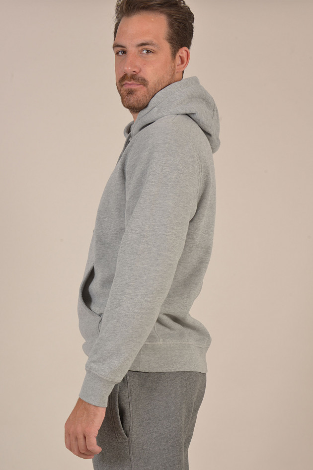 Hackett London Sweater mit Kapuze in Grau