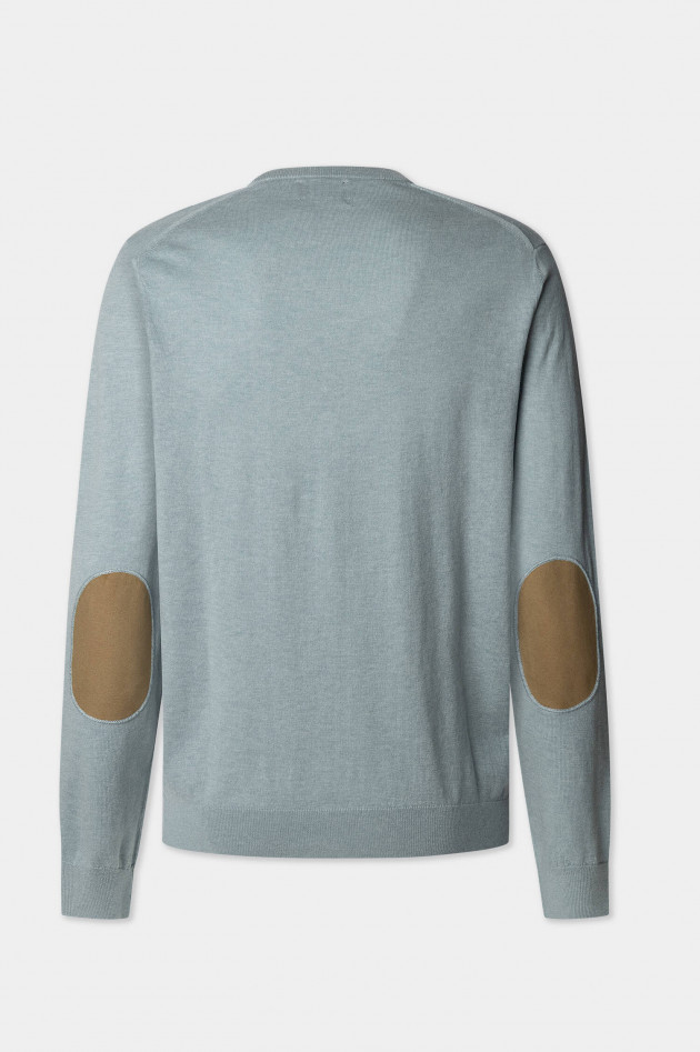 Hackett London Pullover mit V-Ausschnitt in Menthol