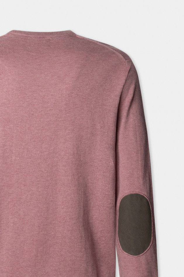 Hackett London Pullover mit V-Ausschnitt in Berry