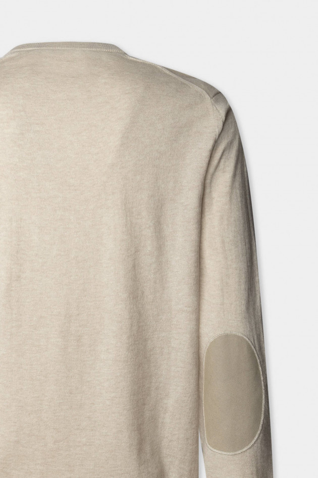 Hackett London Pullover mit Rundhalsausschnitt in Off White