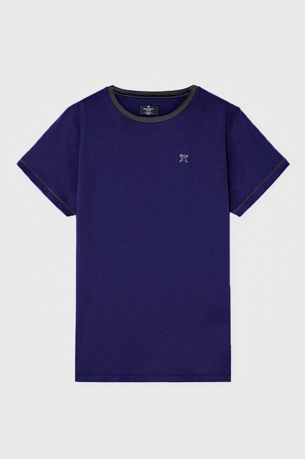 Hackett London T-Shirt aus Baumwolle in Navy