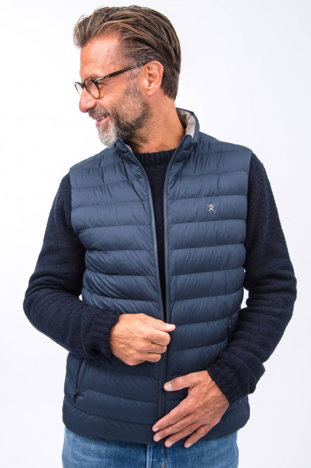 Hackett London Stepp-Gilet in Navy