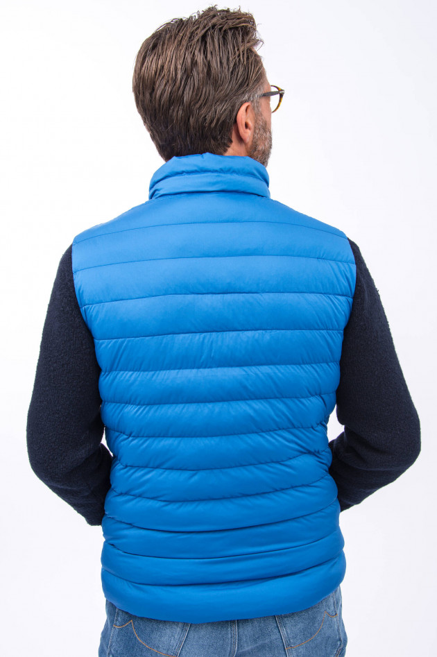 Hackett London Stepp-Gilet in Capriblau