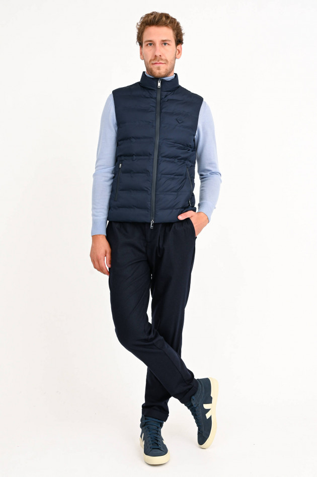 Hackett London Steppweste in Navy