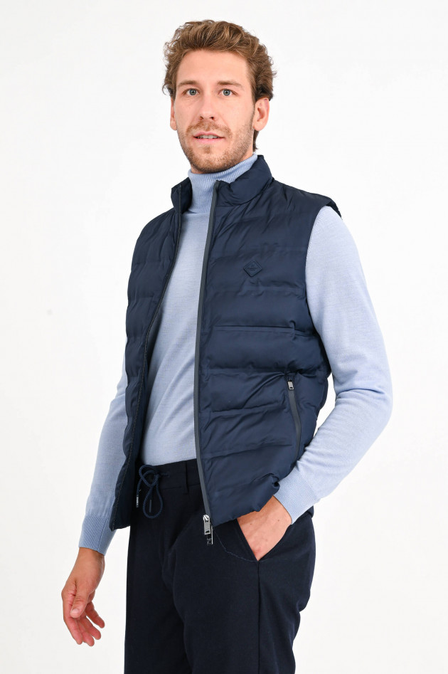 Hackett London Steppweste in Navy