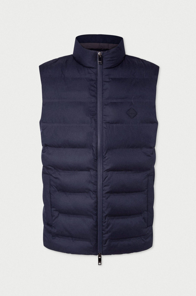 Hackett London Gestepptes Gilet in Navy