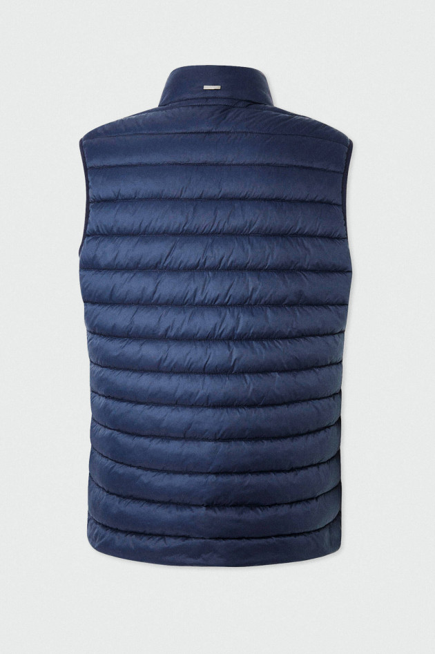 Hackett London Gestepptes Gilet in Dunkelblau